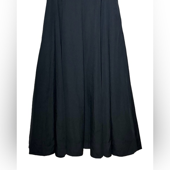 NWT Madewell Black V-Neck Circle Midi Dress with Pockets, Sizes XS (0) & L (10) - Picture 10 of 16